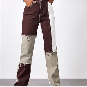Shein Patchwork Pants